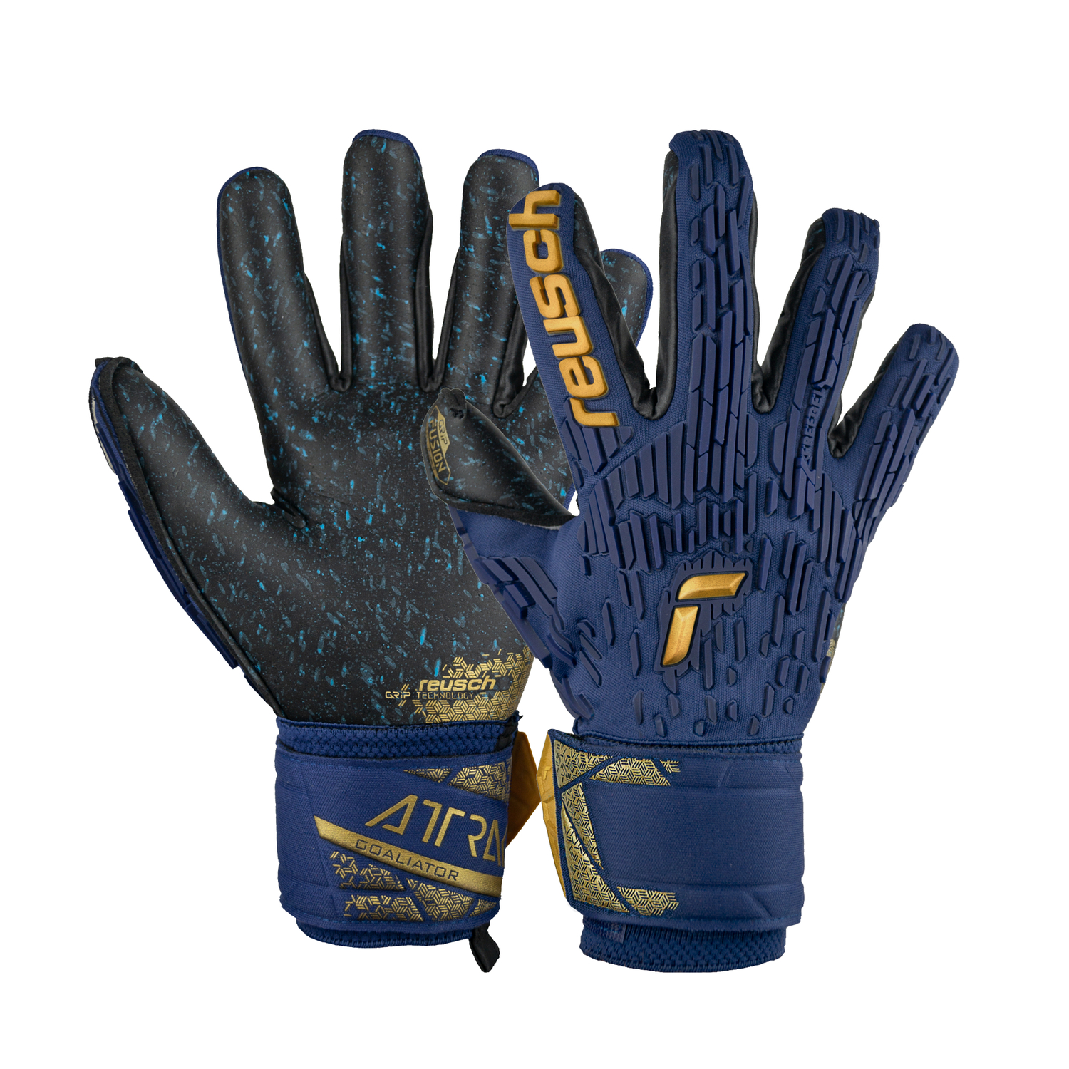 Gants De Gardien De But Resuch Attrakt - Latex Allemand - Taille 8 à 11 - Blanc - Neufs