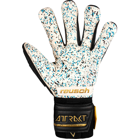 Gants gardien Reusch Attrakt Freegel Fusion Ortho-Tec noir or