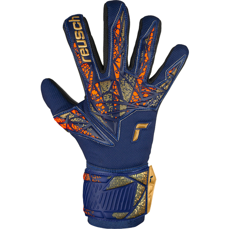 Gants gardien Reusch Attrakt Silver NC bleu orange