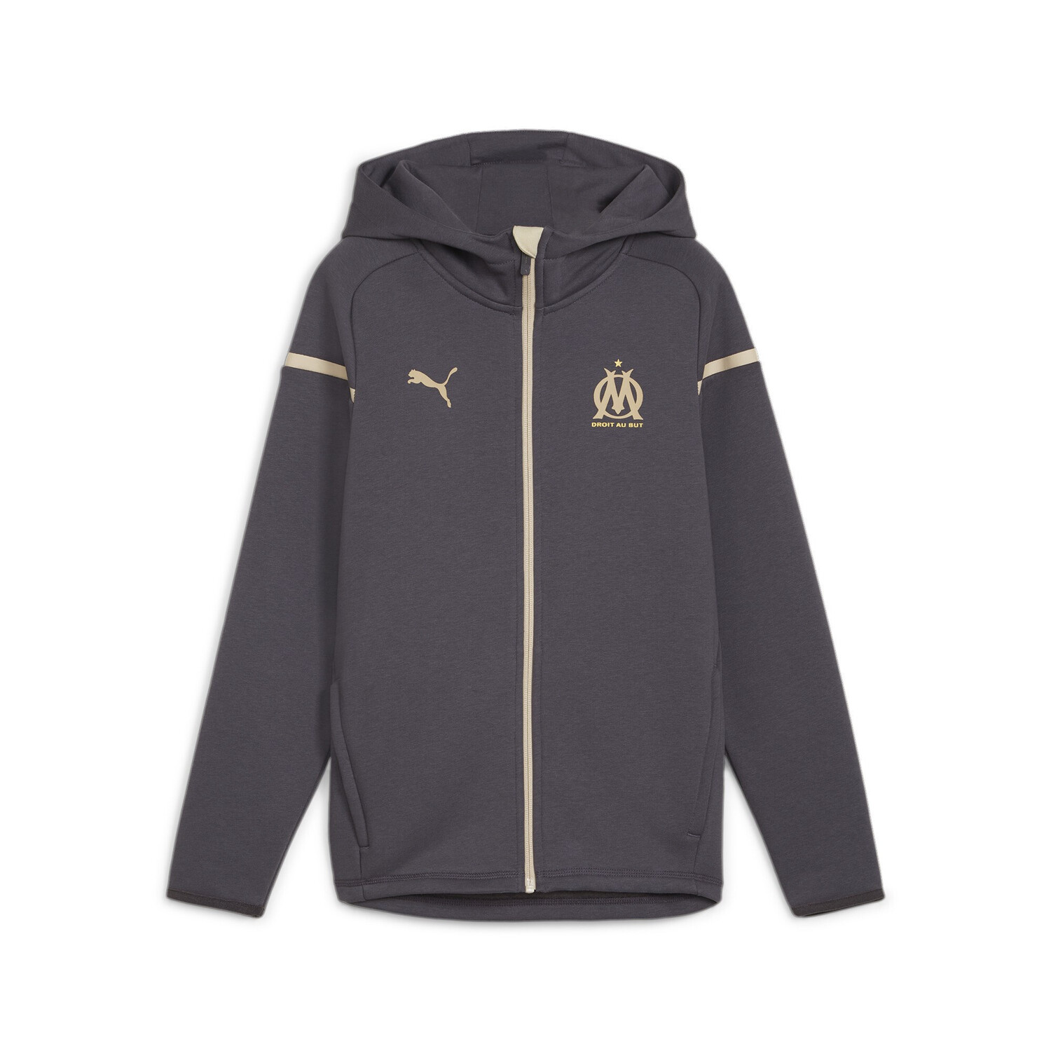 veste à capuche om casual gris