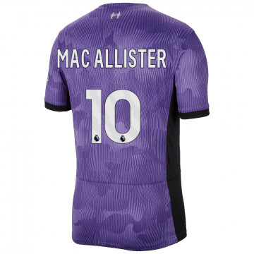 Maillot Mac Allister Liverpool third 2023/24