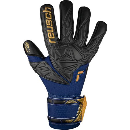 Gants gardien Reusch Attrakt Gold NC noir or