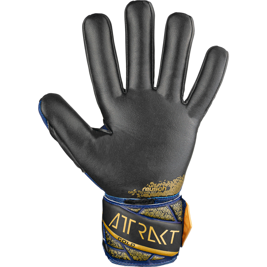 Gants gardien Reusch Attrakt Gold NC noir or