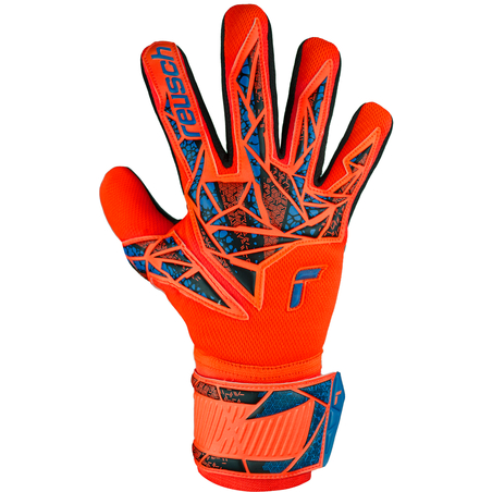 Gants gardien Reusch Attrakt Silver NC orange bleu