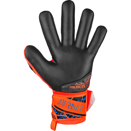 Gants gardien Reusch Attrakt Silver NC orange bleu