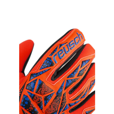 Gants gardien Reusch Attrakt Silver NC orange bleu