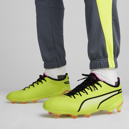 Puma King Ultimate FG/AG jaune rose