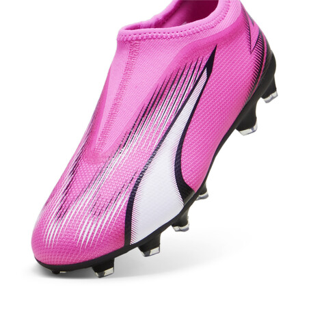 Puma Ultra Match junior LaceLess FG/AG rose noir