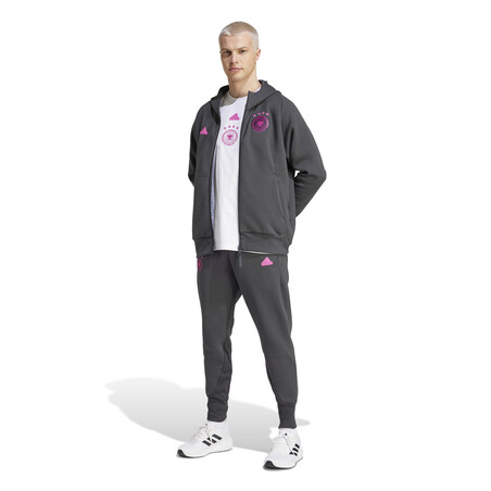 Veste survêtement Allemagne Travel gris rose 2024