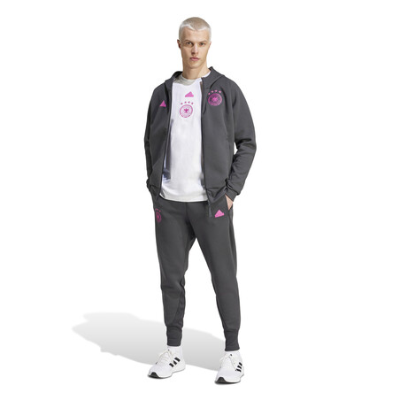 Pantalon survêtement Allemagne Travel gris rose 2024