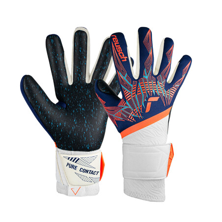 Gants gardien Reusch Pure Contact Fusion blanc orange