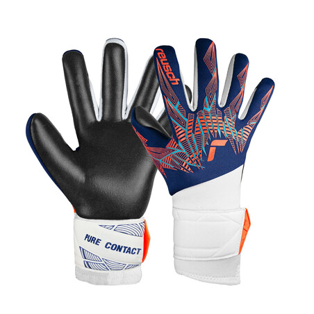 Gants gardien Reusch Pure Contact Silver Junior blanc orange