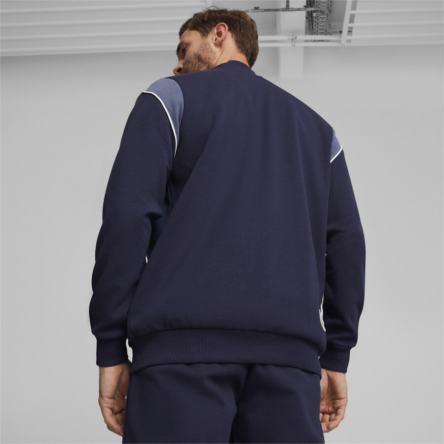 Veste survêtement OM Archive bleu foncé 2023/24