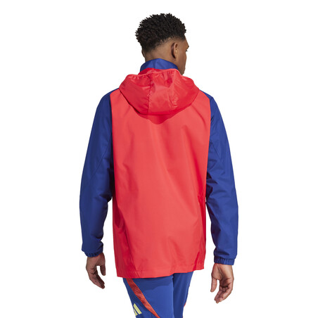 Veste imperméable Espagne rouge bleu 2024