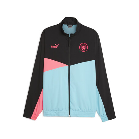 Veste survêtement Manchester City Woven bleu rose 2023/24