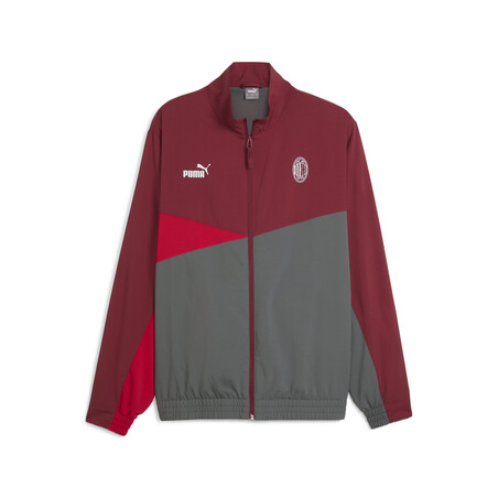 Veste survêtement Milan AC Woven gris rouge 2023/24