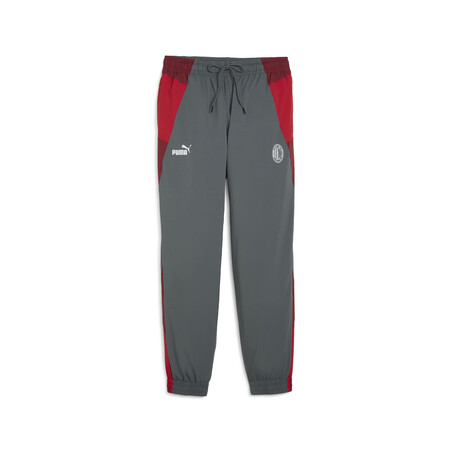 Pantalon survêtement Milan AC Woven gris rouge 2023/24