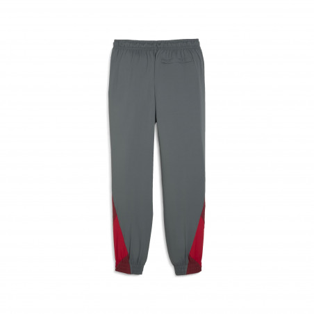 Pantalon survêtement Milan AC Woven gris rouge 2023/24