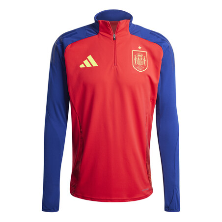 Sweat zippé Espagne rouge bleu 2024