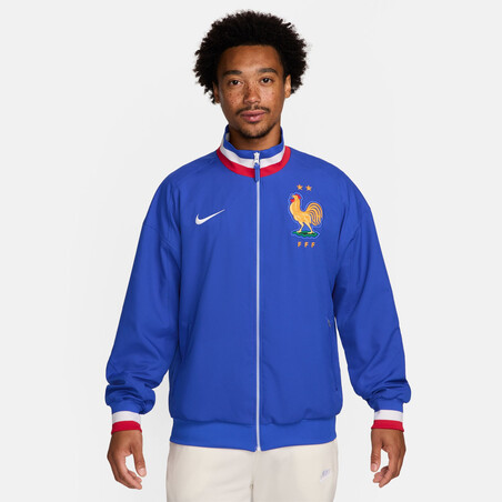 Veste survêtement Equipe de France Anthem bleu 2024