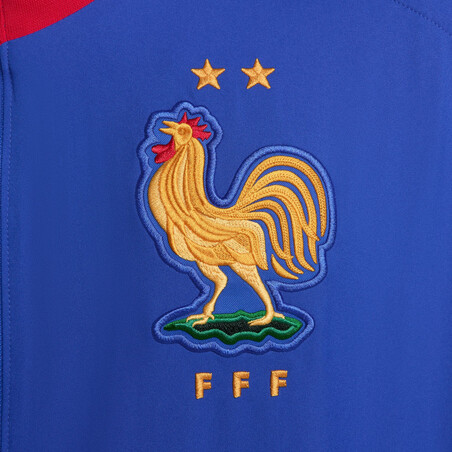 Veste survêtement Equipe de France Anthem bleu 2024