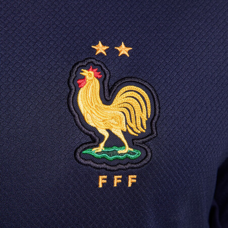 Maillot entraînement Equipe de France Strike bleu foncé 2024