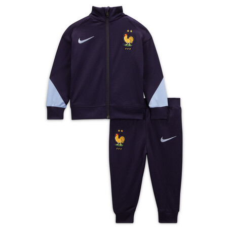 Survêtement Enfant France Football 2 étoiles - Sweat à Capuche + Pantalon, Taille 3/4 Ans - JHK