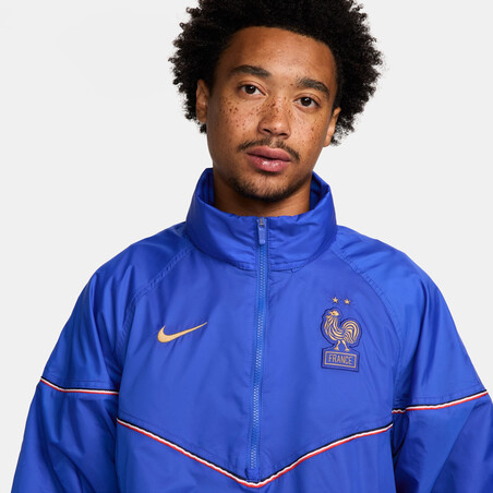 Anorak Equipe de France bleu 2024