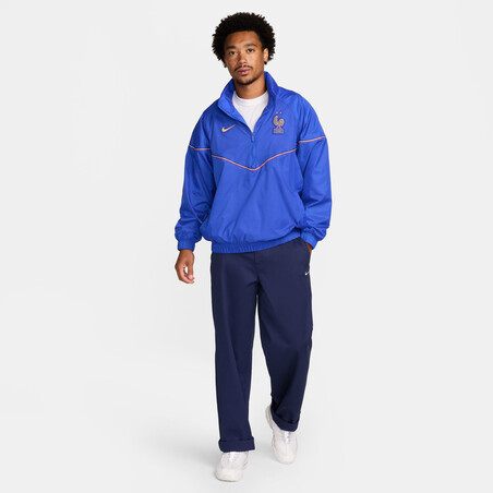 Anorak Equipe de France bleu 2024