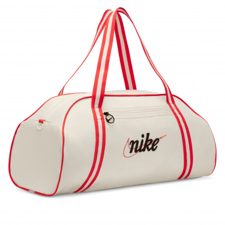 Sac de sport Nike Heritage Retro blanc rouge