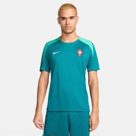 Maillot entraînement Portugal Strike vert 2024