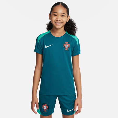 Maillot entraînement junior Portugal Strike vert 2024