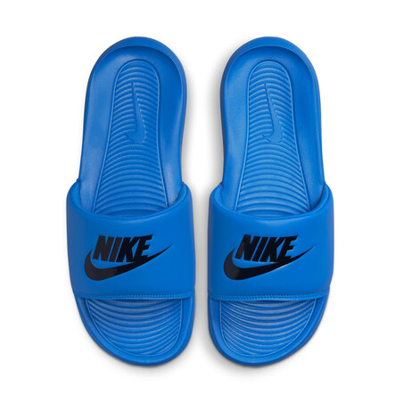 Sandales Nike Victori One Slide bleu noir