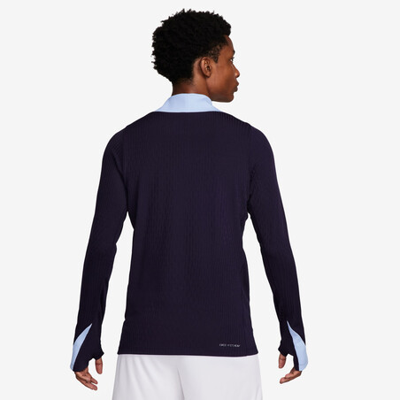 Sweat zippé Equipe de France Strike Elite bleu foncé 2024