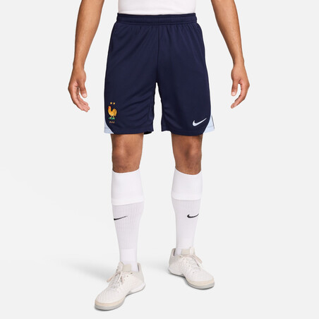 Short entraînement Equipe de France Strike bleu foncé 2024
