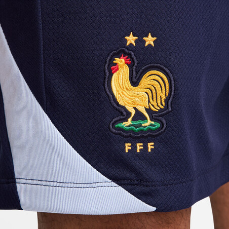 Short entraînement Equipe de France Strike bleu foncé 2024