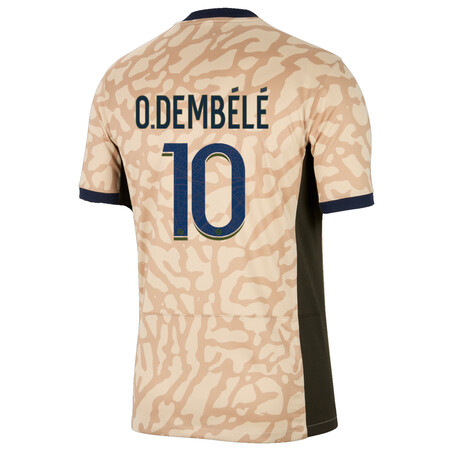 Maillot Dembélé PSG 4th 2023/24