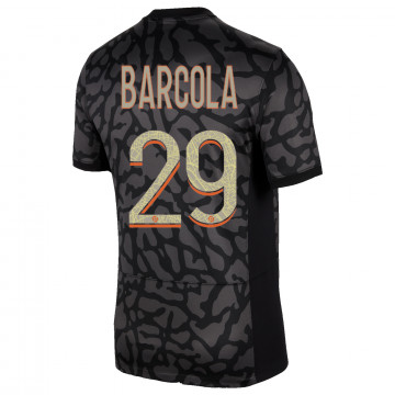 Maillot Barcola PSG third 2023/24