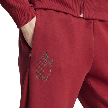 Pantalon survêtement Belgique Travel rouge 2024