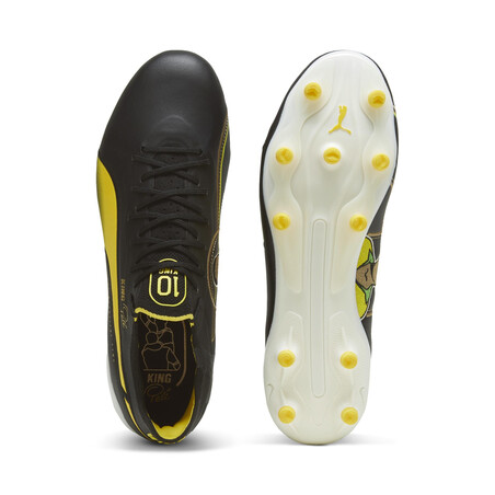 Puma King Ultimate Pele Edition FG/AG noir jaune