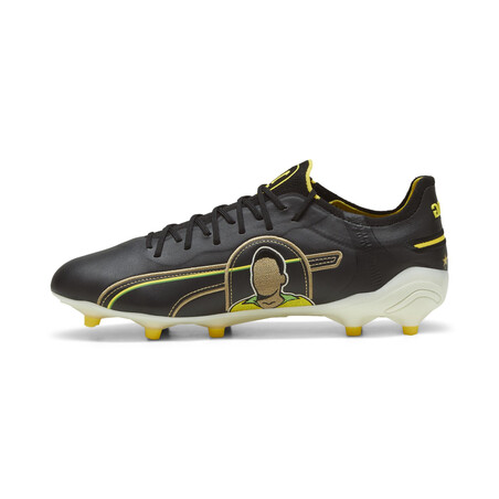 Puma King Ultimate Pele Edition FG/AG noir jaune