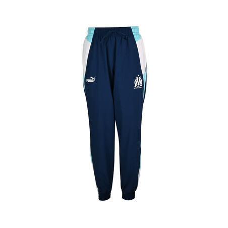 Pantalon survêtement OM Woven bleu blanc 2023/24