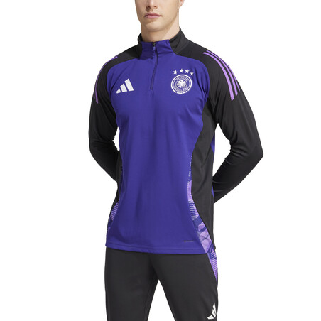 Sweat zippé Allemagne violet noir 2024