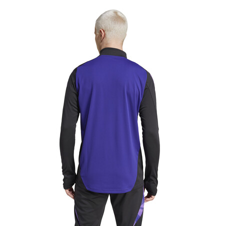 Sweat zippé Allemagne violet noir 2024