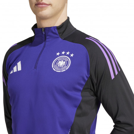 Sweat zippé Allemagne violet noir 2024