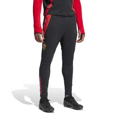 Pantalon survêtement Belgique noir rouge 2024