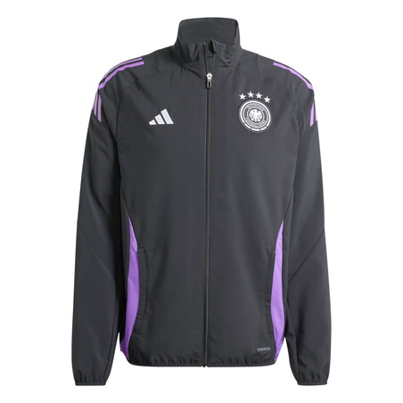 Veste survêtement avant match Allemagne noir violet 2024