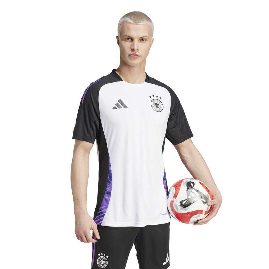 Maillot entraînement Allemagne blanc noir 2024