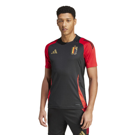 Maillot entraînement Belgique noir rouge 2024