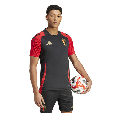 Maillot entraînement Belgique noir rouge 2024